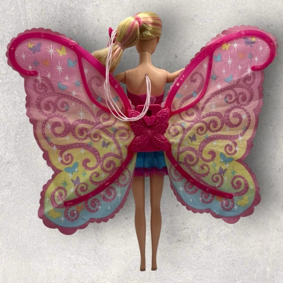 Mattel Barbie A Fairy Secret Doll 2 In 1 Original Outfit Removable Wings - Works - Picture 3 of 13
